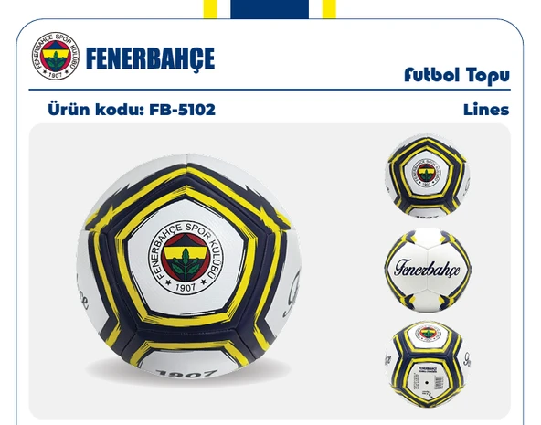 FB-5102 FENERBAHÇE FUTBOL TOPU LİNES-CNT ürün görseli 1