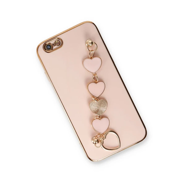 İphone 6 Kılıf Esila Silikon - Pudra - Resim 3