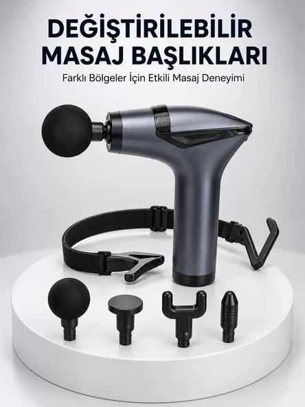 AKTÜEL 3in1 Taşınabilir Şarjlı Titreşimli Masaj Cihazı Çok Fonksiyonlu Yeni Nesil ürün görseli 1