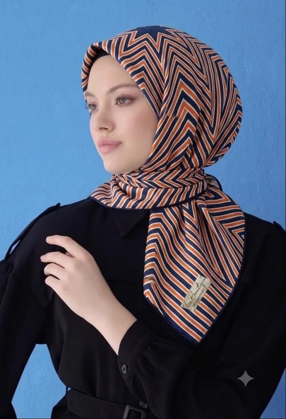 Yaz Serinliği Güz Eşarp - 90 x 90 -2082-01 ürün görseli 1