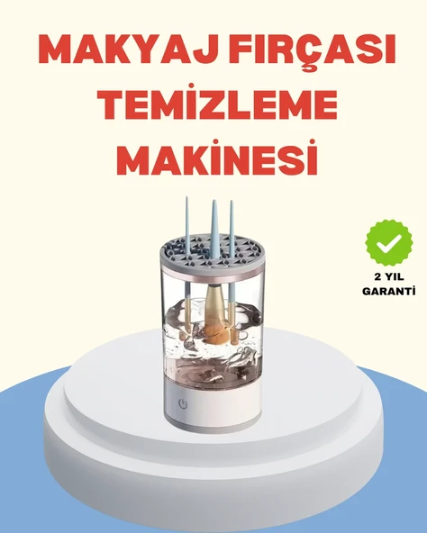 Profesyonel Makyaj Fırçası Temizleme ve Kurutma Makinesi ürün görseli 1
