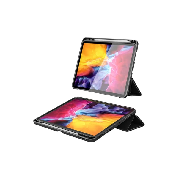 İpad 10.2 (7.nesil) Kılıf Tablet Focus Silikon - Siyah - Resim 4