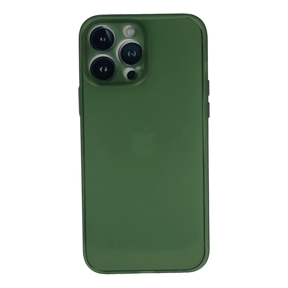 İphone 13 Pro Kılıf Pp Ultra İnce Kapak - Yeşil ürün görseli 1