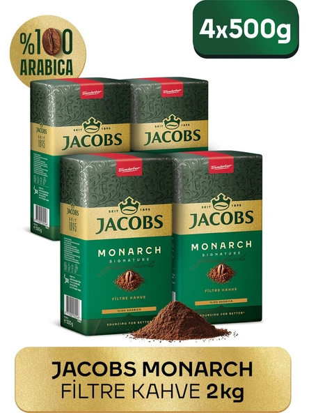 Jacobs Monarch Filtre Kahve 500 Gr x 4 Paket ürün görseli 1