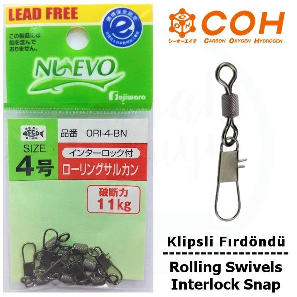 COH Klipsli Fırdöndü #4 11kg (Interlock Snap) ürün görseli 1
