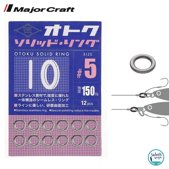 Major Craft Otoku Solid Ring (Kapalı Halka) #5 (12Ad) ürün görseli 1