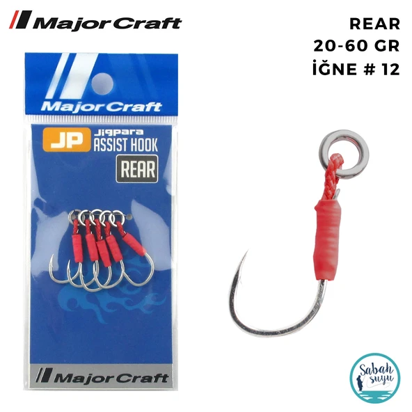 Major Craft Jigpara Tekli Arka Asist İğne #M 20-60gr (5 Adet) ürün görseli 1