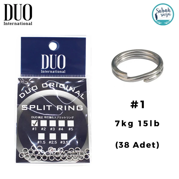 Duo Split Ring Halka #1 7kg 15lb (38 Adet) ürün görseli 1
