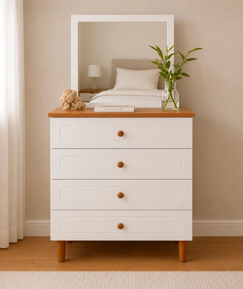 Pema Home Masal %100 MDF Şifonyer (Aynalı) ürün görseli 1