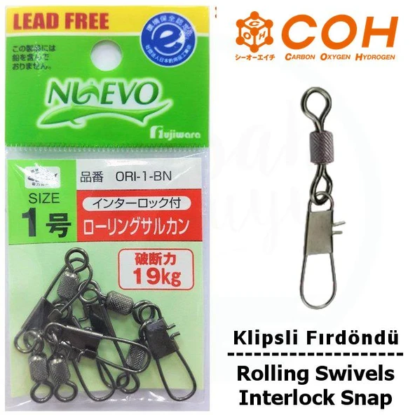 COH Klipsli Fırdöndü #1 19kg (Interlock Snap) ürün görseli 1