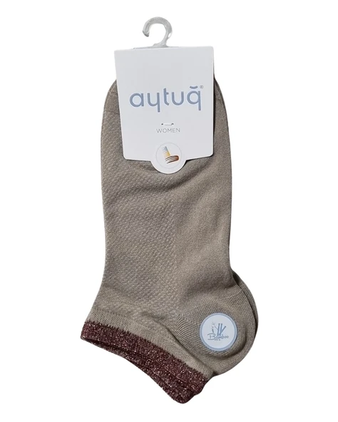 Aytuğ 34296 Kadın Bambu Patik Çorap - Resim 2
