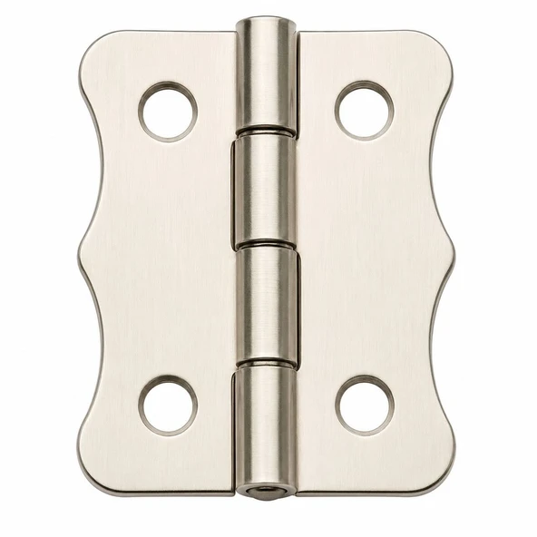 Nikel 100 Adet Papatya Menteşe Düz 36x24 mm - Dekoratif Çerçeve Fener Sandık Kutu Menteşesi ürün görseli 1