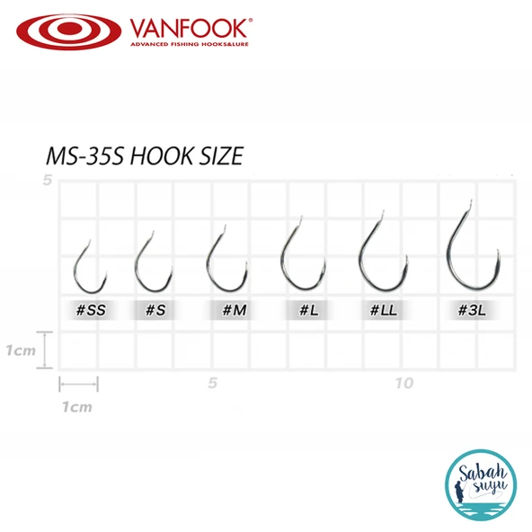 Vanfook Tai Rubber Tek İğne MS-35S #LL (14 Adet) - Resim 2