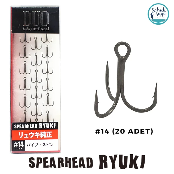 Duo Spearhead Ryuki Üçlü İğne #14 (20 Adet) ürün görseli 1