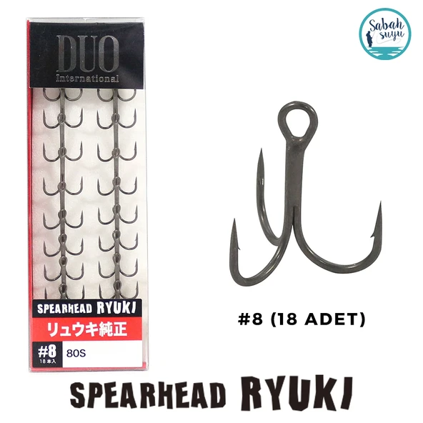 Duo Spearhead Ryuki Üçlü İğne #8 (18 Adet) ürün görseli 1