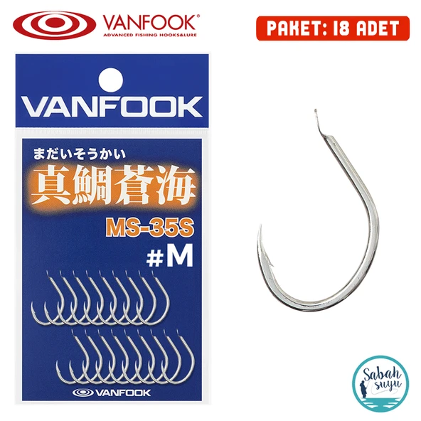 Vanfook Tai Rubber Tek İğne MS-35S #M (18 Adet) ürün görseli 1