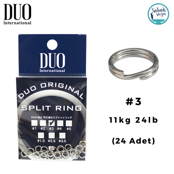 Duo Split Ring Halka #3 11kg 24lb (24 Adet) ürün görseli 1