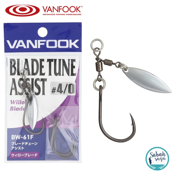 Vanfook Willow Blade BW-61F Fusso Black #4/0 (1+2 İğne) ürün görseli 1