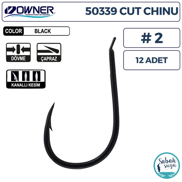 Owner 50339 Cut Chinu İğne Siyah #2 (12 Adet) ürün görseli 1