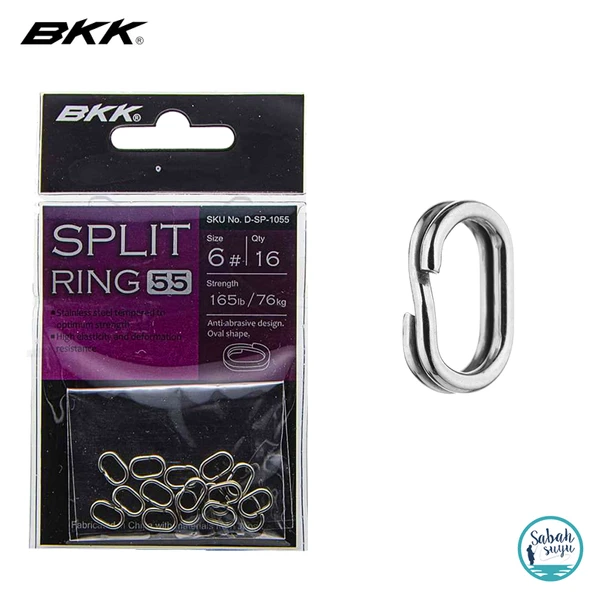 BKK Split Ring 55 #6 75kg (16 Ad) ürün görseli 1