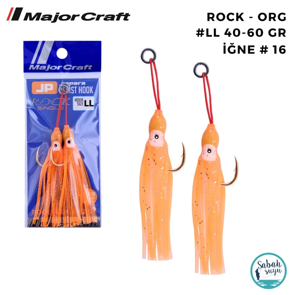 Major Craft Jigpara Tekli Asist İğne Rock #LL 40-60gr ORG (2 Adet) ürün görseli 1
