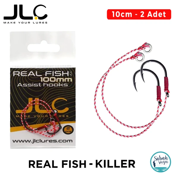 JLC Tekli Hazır Asist İğne Real Fish 10cm / Killer (2 Adet) ürün görseli 1