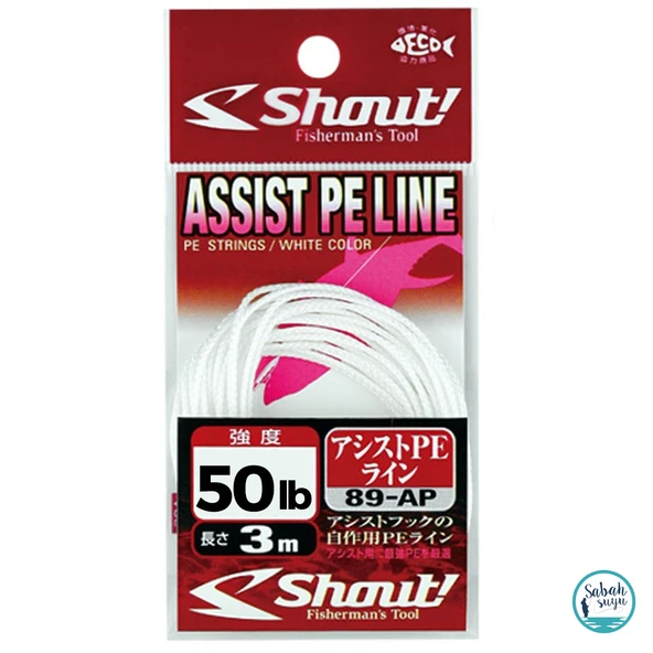 Shout PE Asist İpi 3m Beyaz 50lb ürün görseli 1