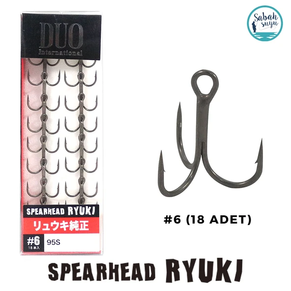 Duo Spearhead Ryuki Üçlü İğne #6 (18 Adet) ürün görseli 1