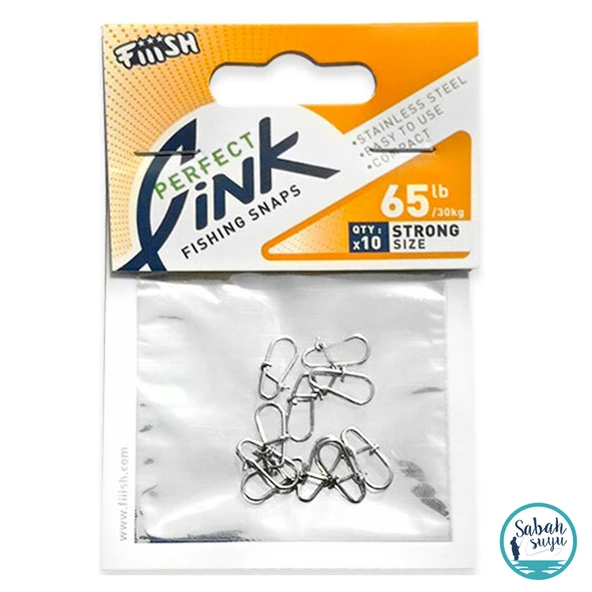 Fiiish GAM379 Perfect Link Snap Klips Strong 65lb ürün görseli 1