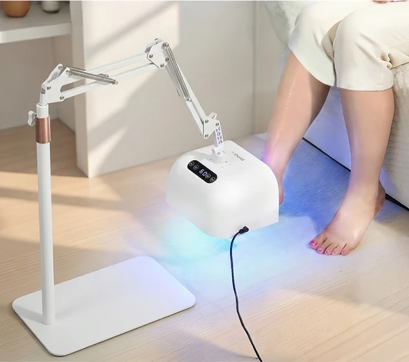 F1 Portatif Standlı 33Led Manikür Pedikür Tırnak Kurutucu UV Led Lamba Protez Tırnak Lambası Beyaz 48W ürün görseli 1