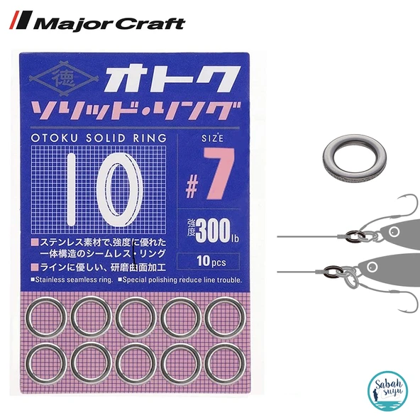 Major Craft Otoku Solid Ring (Kapalı Halka) #7 (10Ad) ürün görseli 1