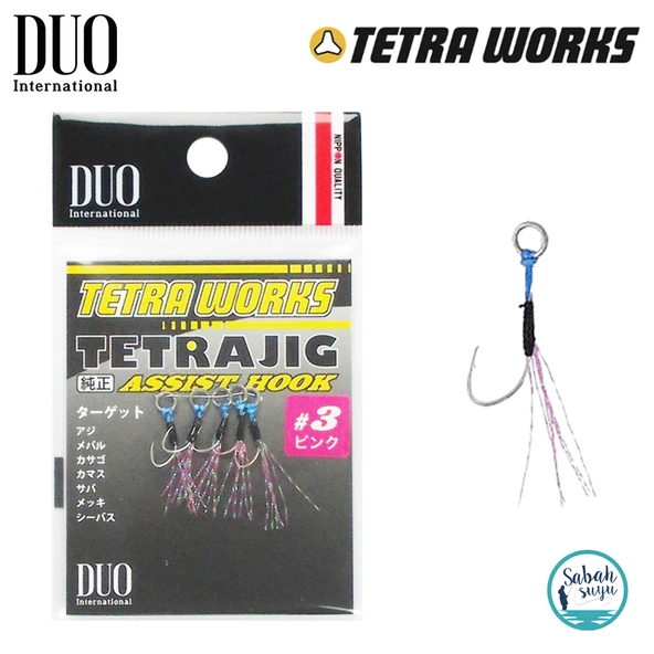 Duo Tetra Works Tekli Asist İğne Pembe Tüylü #3 (5 Adet) ürün görseli 1