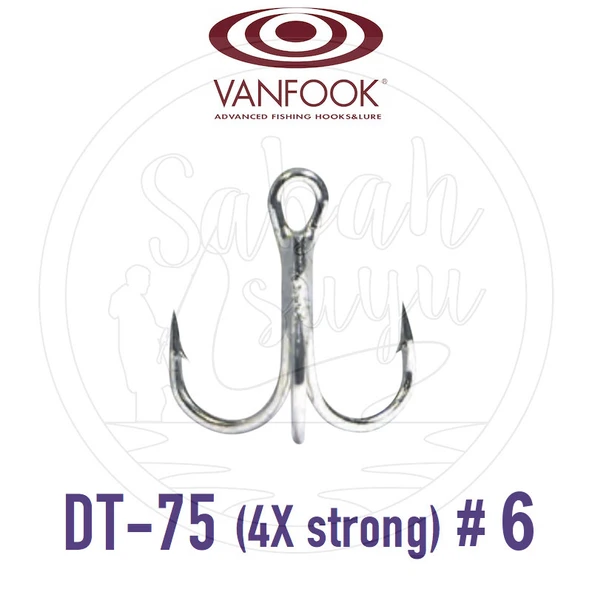 Vanfook DT-75S Üçlü İğne #6 (Heavy Duty) ürün görseli 1