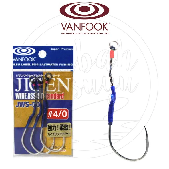 Vanfook Jigen JWS-50 Hibrid Telli Asist İğnesi #4/0 ürün görseli 1