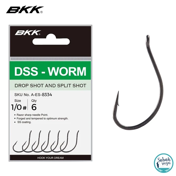 BKK DSS Worm Halkalı İğne #1/0 (6 Adet) ürün görseli 1