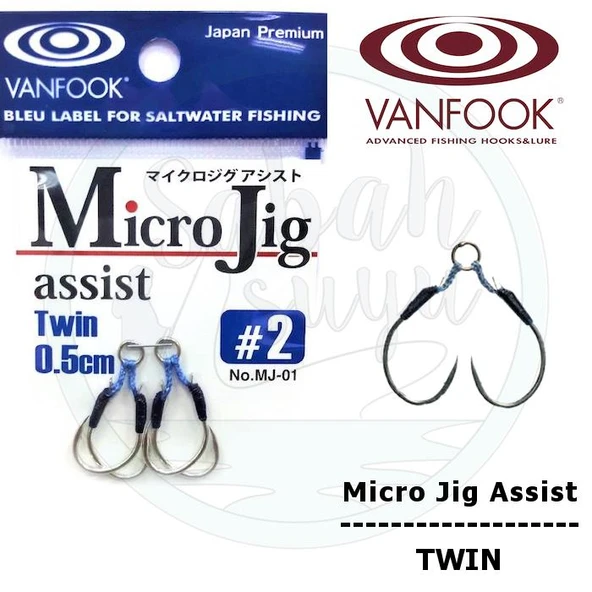 Vanfook Çiftli Micro Jig Asist İğne MJ-01 #2 ürün görseli 1