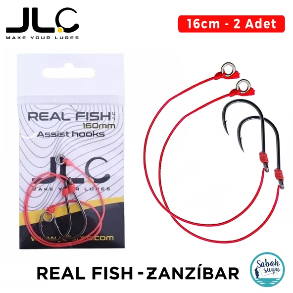 JLC Tekli Hazır Asist İğne Real Fish 16cm / Zanzibar (2 Adet) ürün görseli 1