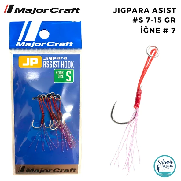 Major Craft Jigpara Tekli Asist İğne #S 7-15gr (5 Adet) ürün görseli 1