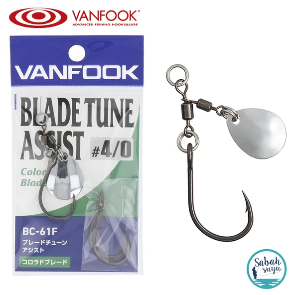Vanfook Colorado Blade BC-61F Fusso Black #4/0 (1+2 İğne) ürün görseli 1