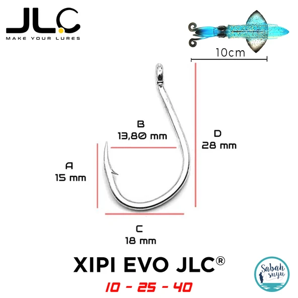 JLC Xipi Evo 10cm Kafa İğnesi (4 Adet) - Resim 2