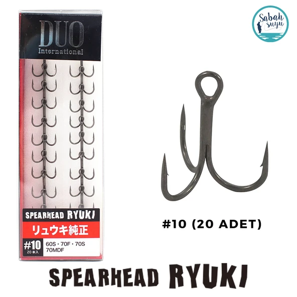 Duo Spearhead Ryuki Üçlü İğne #10 (20 Adet) ürün görseli 1