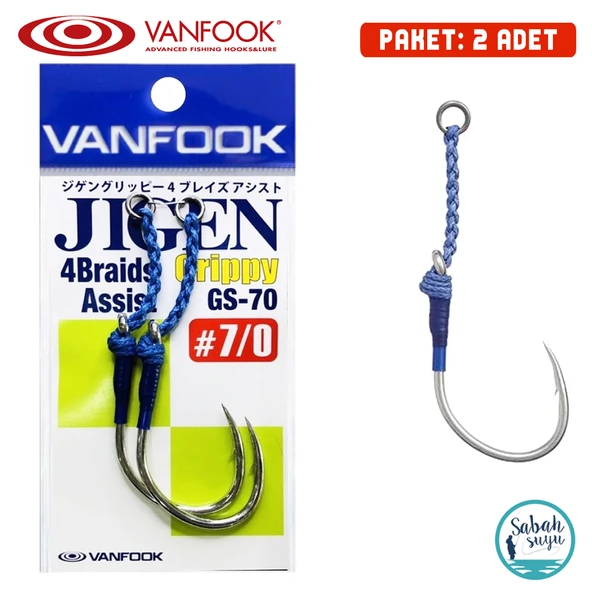 Vanfook Tekli Asist İğnesi GS-70 #7/0 (2Ad) ürün görseli 1