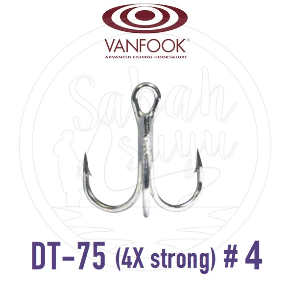 Vanfook DT-75S Üçlü İğne #4 (Heavy Duty) ürün görseli 1