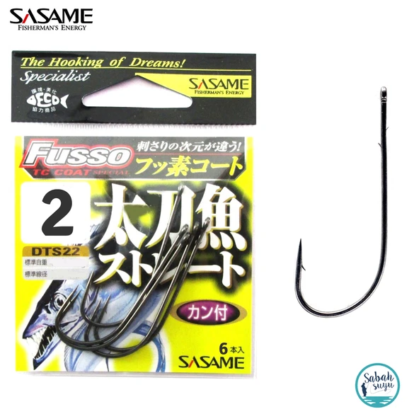 Sasame Fusso DTS22 TC Coat Tırnaklı Halkalı İğne #2 (6Ad) ürün görseli 1