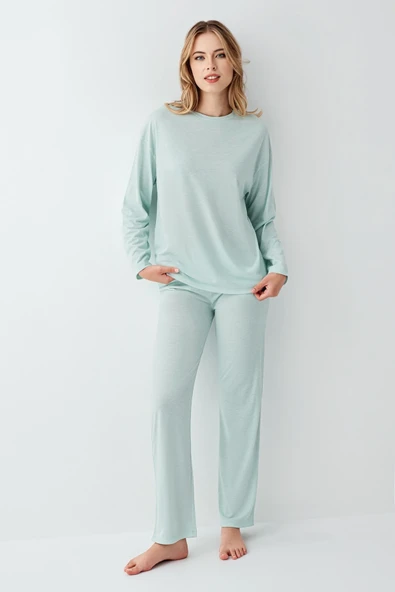 Arnetta 3407-S Kadın Uzun Kol Pijama Takım ürün görseli 1