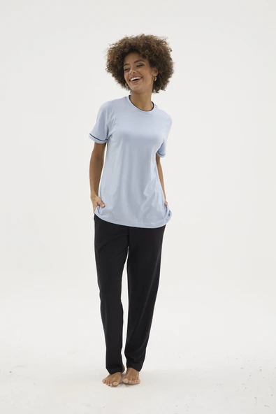 Kocabey KKT-26156K Kadın O Yaka Pijama Takımı ürün görseli 1