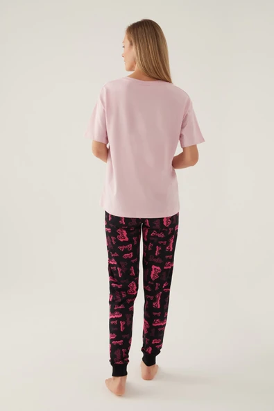 Barbie L1704-S Kadın Kısa Kol Pijama Takımı ürün görseli 1