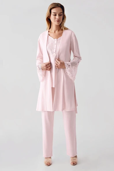 Freshness 322 Kadın Sabahlıklı Pijama Takımı ürün görseli 1