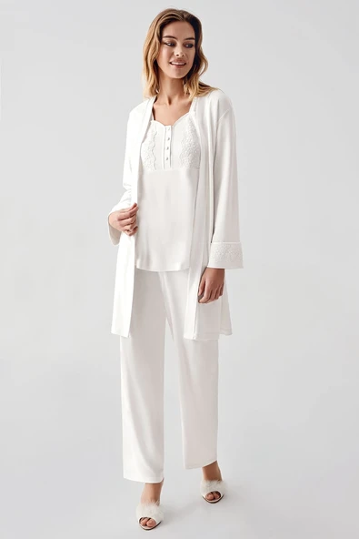 Freshness 321 Kadın Sabahlıklı Pijama Takımı ürün görseli 1