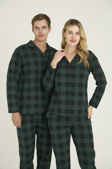 Kocabey 9209-K Kadın Apaj Yaka Pijama Takım ürün görseli 1